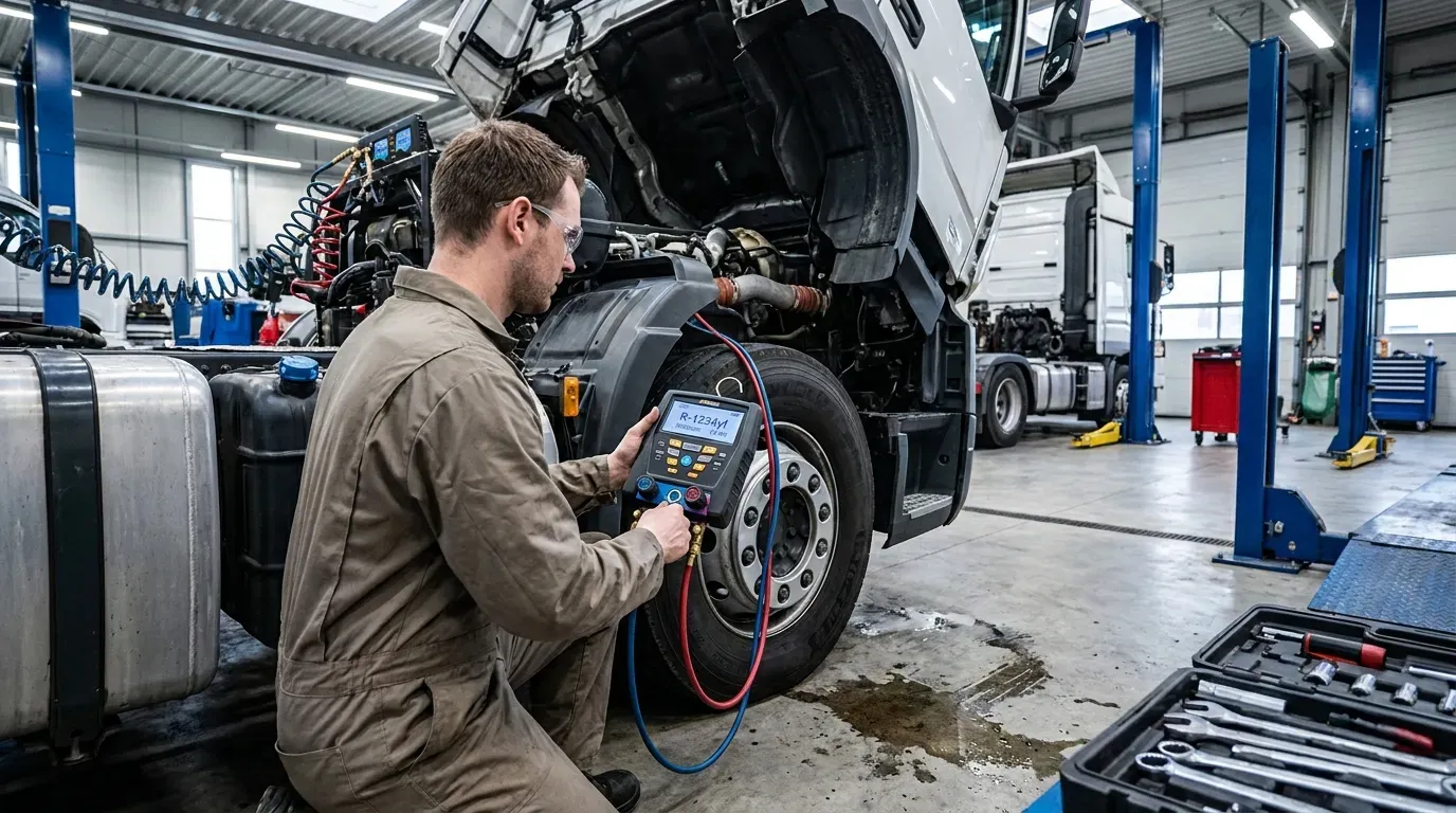 Какой фреон используется в грузовых автомобилях: разбираемся без догадок