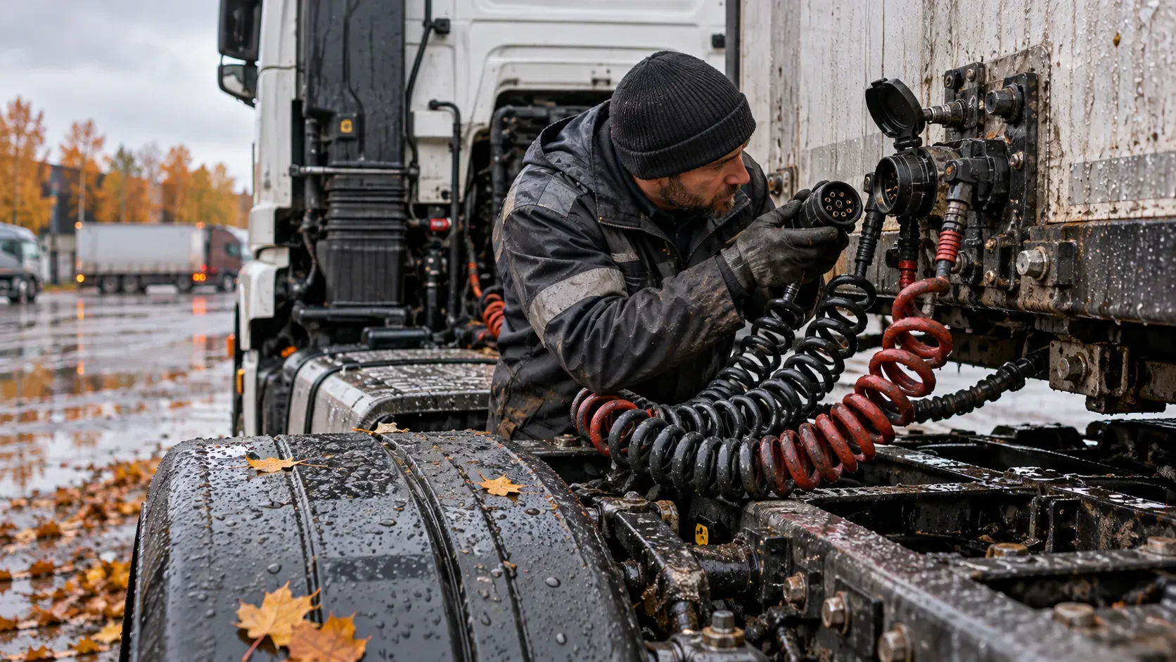 Осенняя сырость и электрика грузовика: где чаще всего появляются неисправности