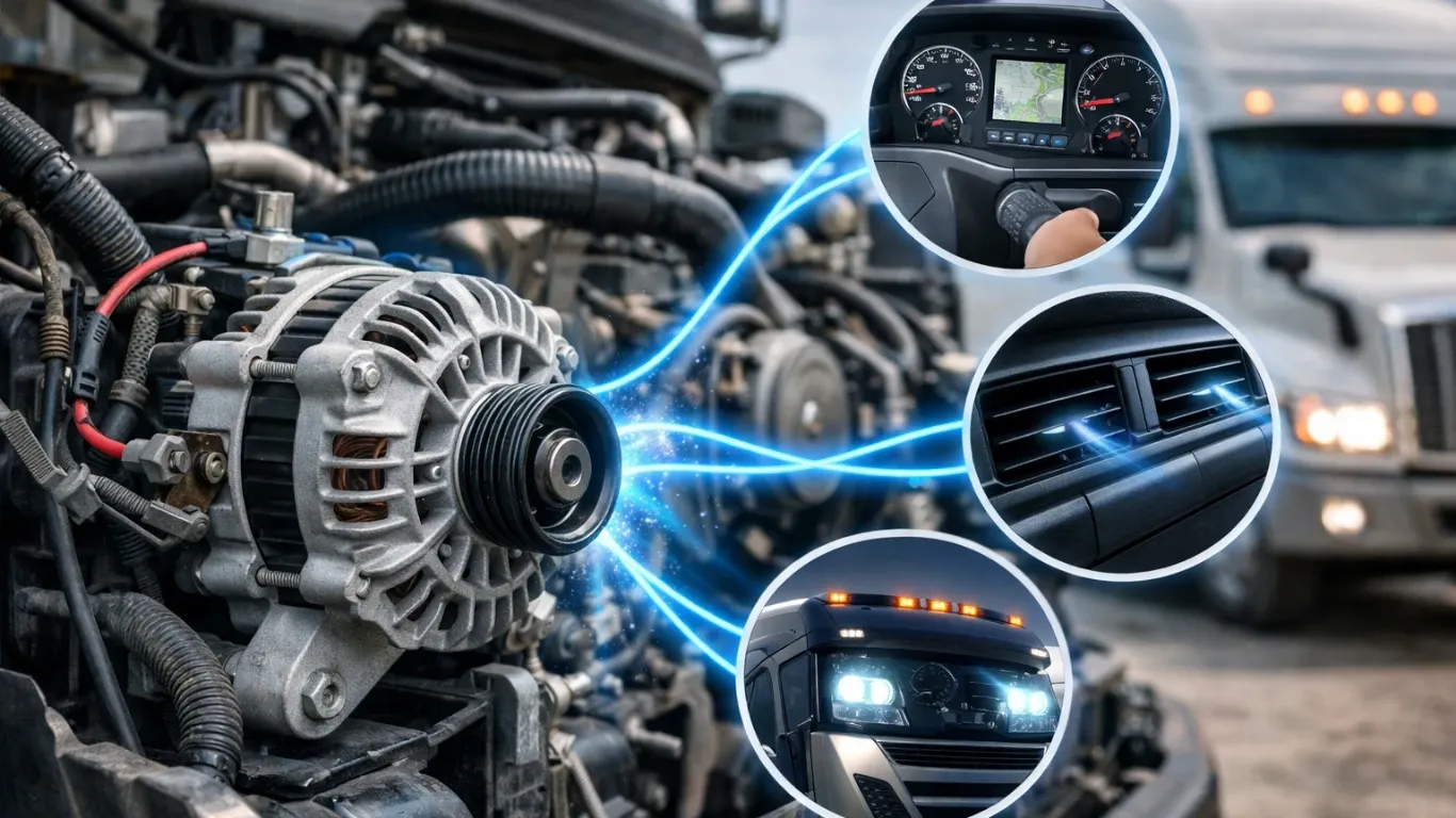 Электрооборудование на грузовиках: виды деталей и особенности выбора