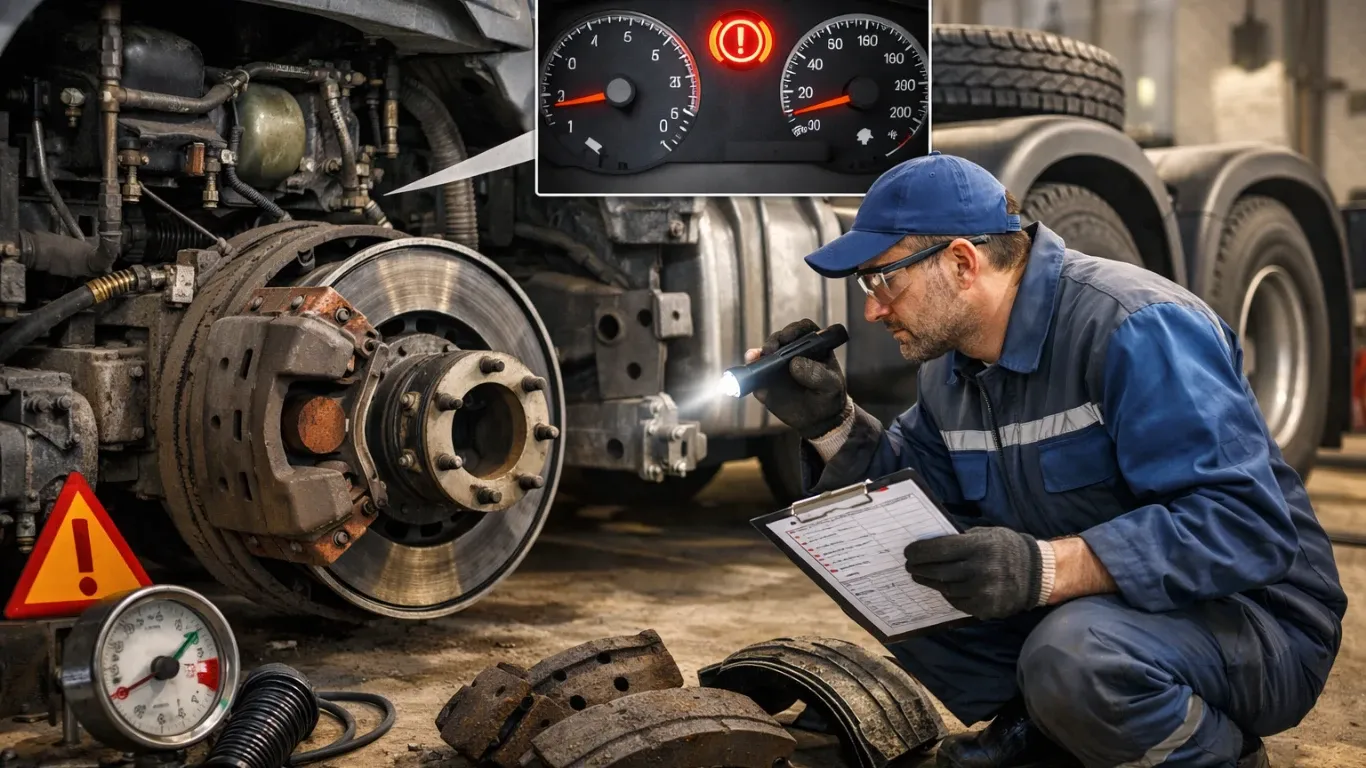 Тормозная система грузового автомобиля: выбор и замена деталей