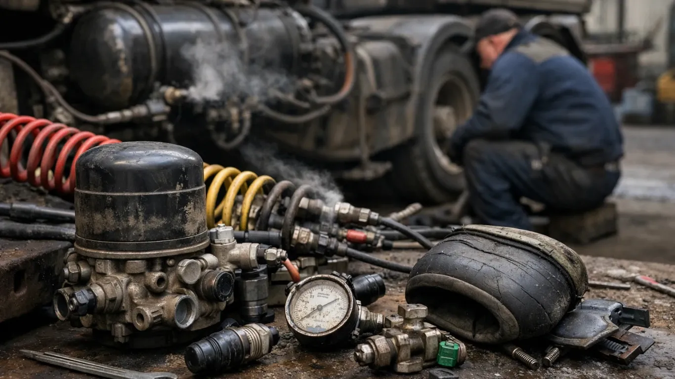 Пневмосистема и пневматические компоненты грузового авто: выбор и нюансы