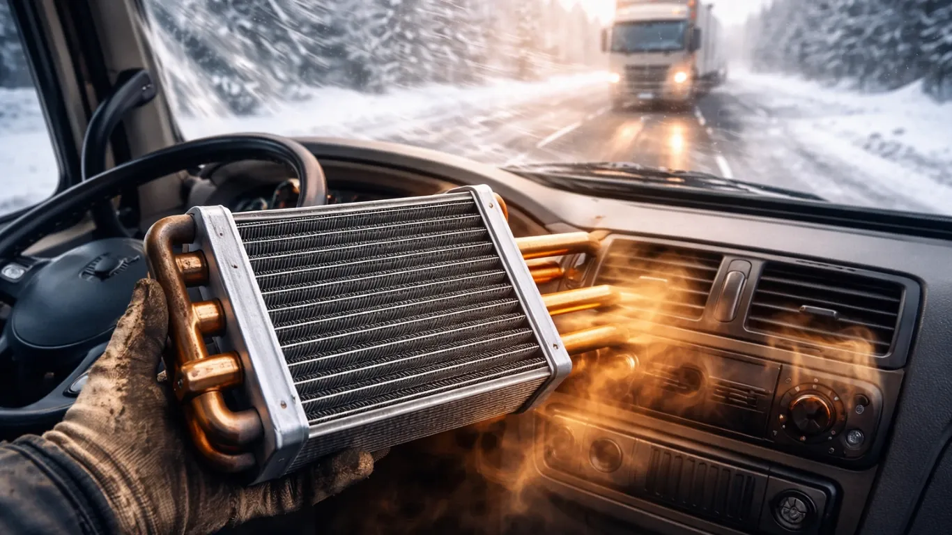 Тепло в кабине и безопасность: как отопление влияет на обзор и усталость водителя