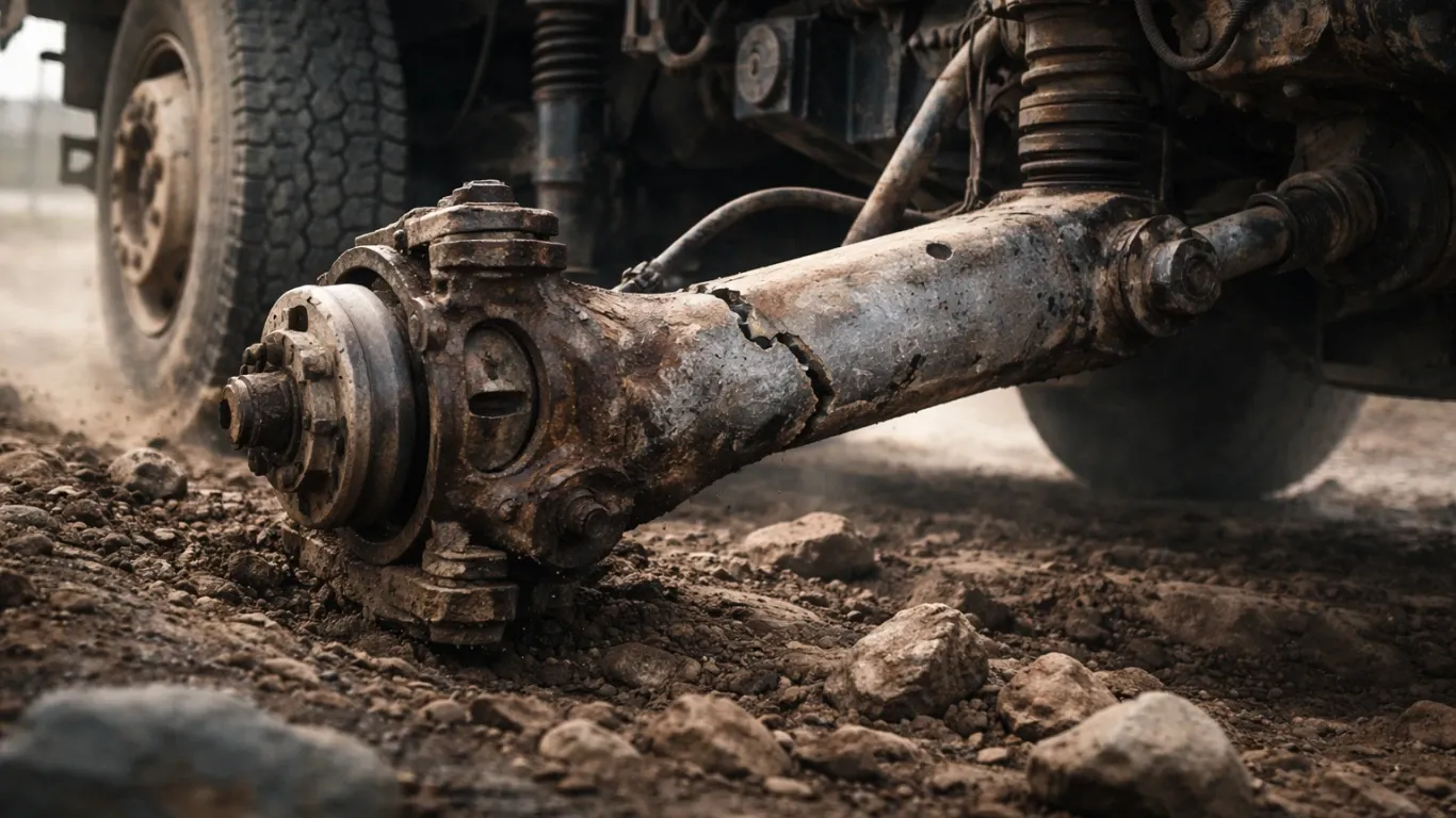 Балка переднего моста грузовика: назначение и износ