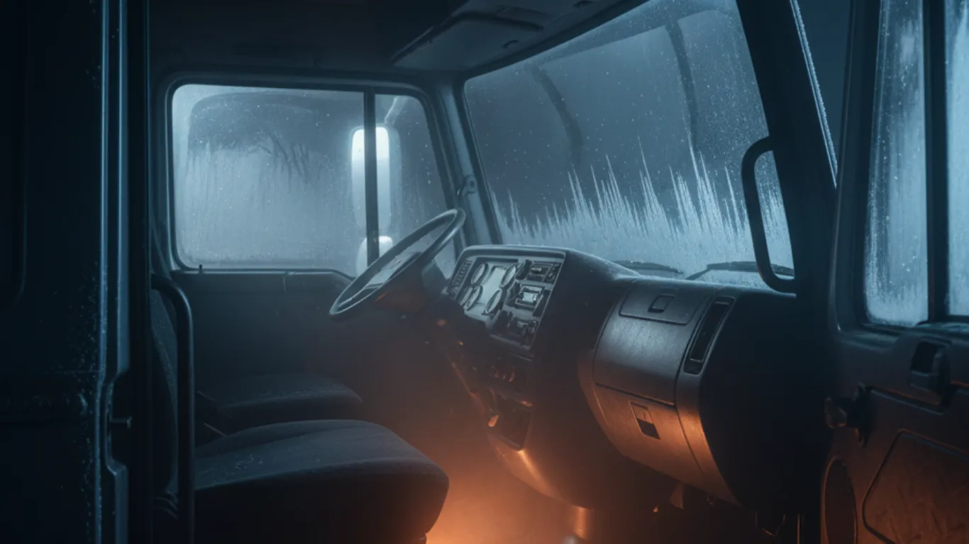 Отопление кабины в сильный мороз: как сохранить тепло на стоянке