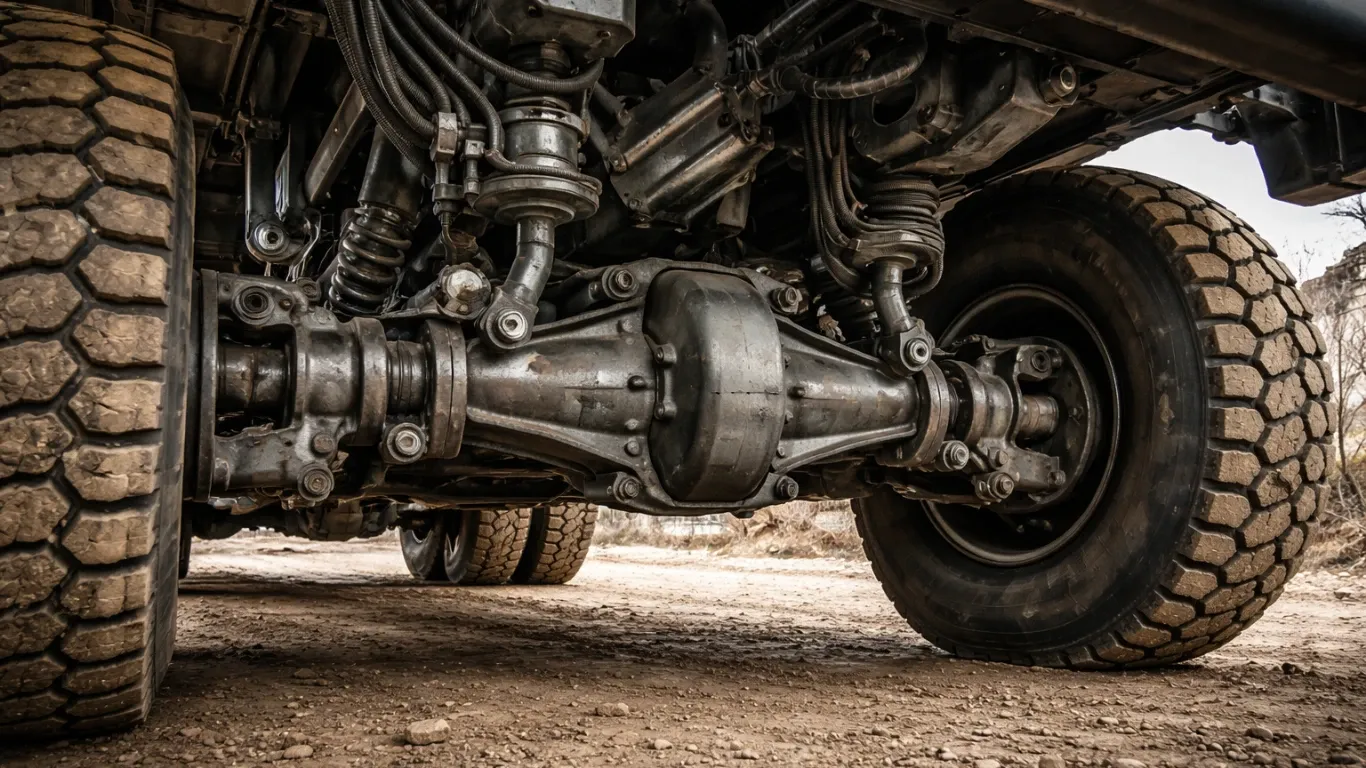 Балка переднего моста грузовика: назначение и износ