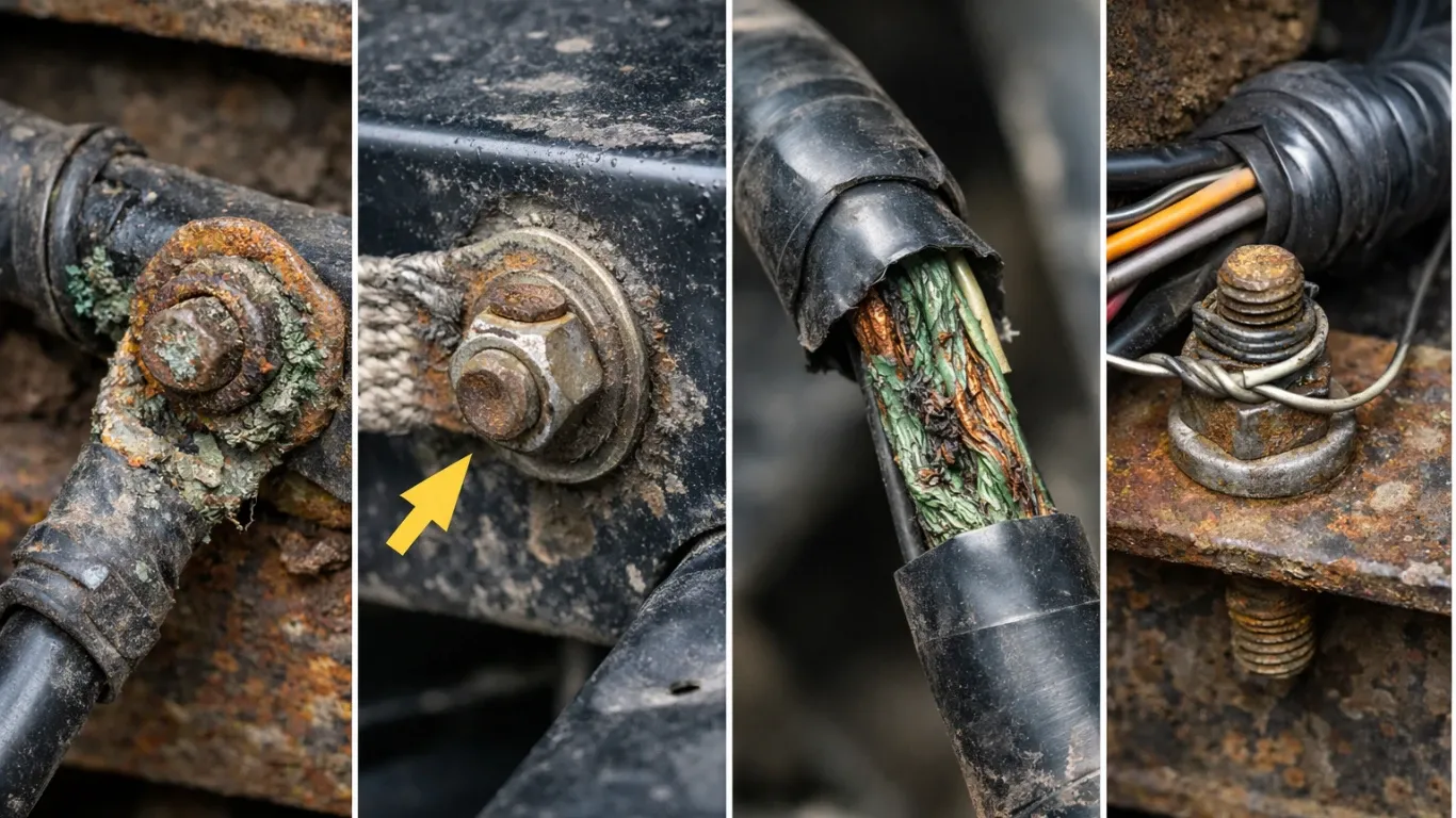 Проблемы с массой и контактами 