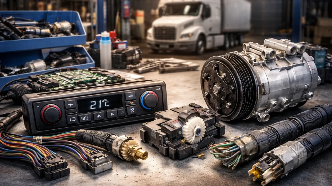 Климат-контроль в грузовике: типовая логика работы и где чаще ломается