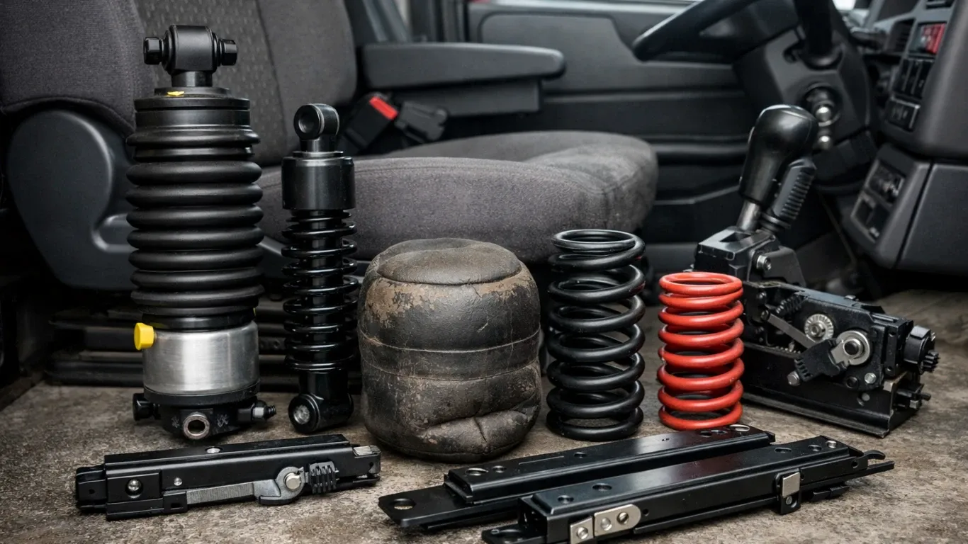 Сиденье в кабине грузовика: как понять, что пора ремонтировать