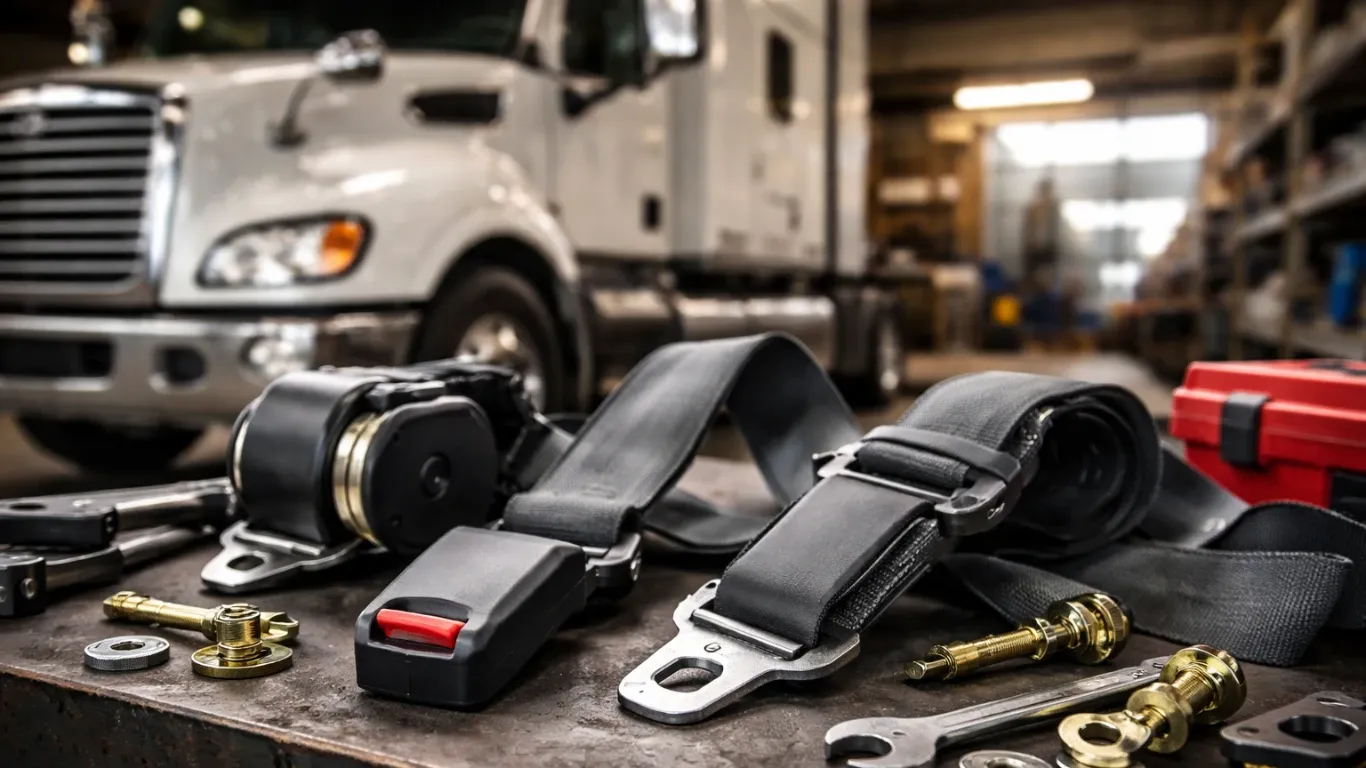 Ремни безопасности в грузовике: признаки износа, блокировки, замена и крепеж