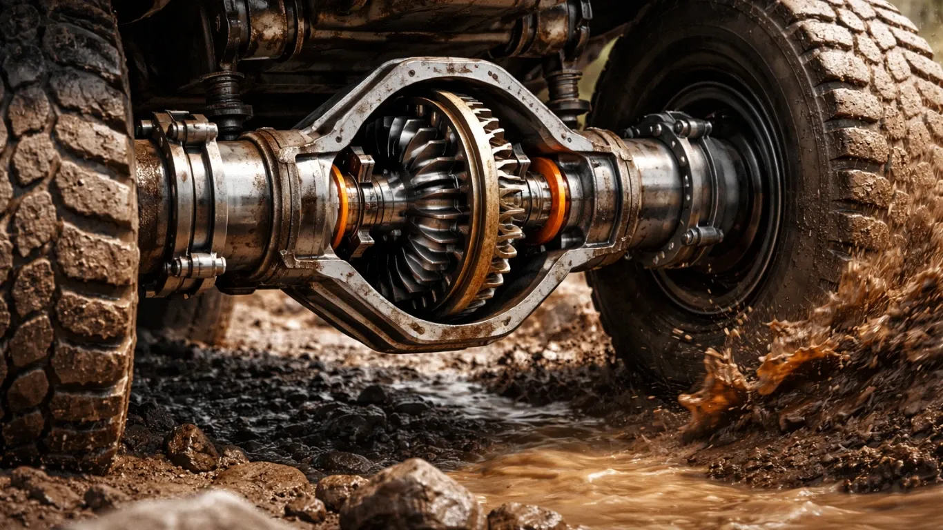 Что входит в задний мост грузовика: устройство и назначение деталей.