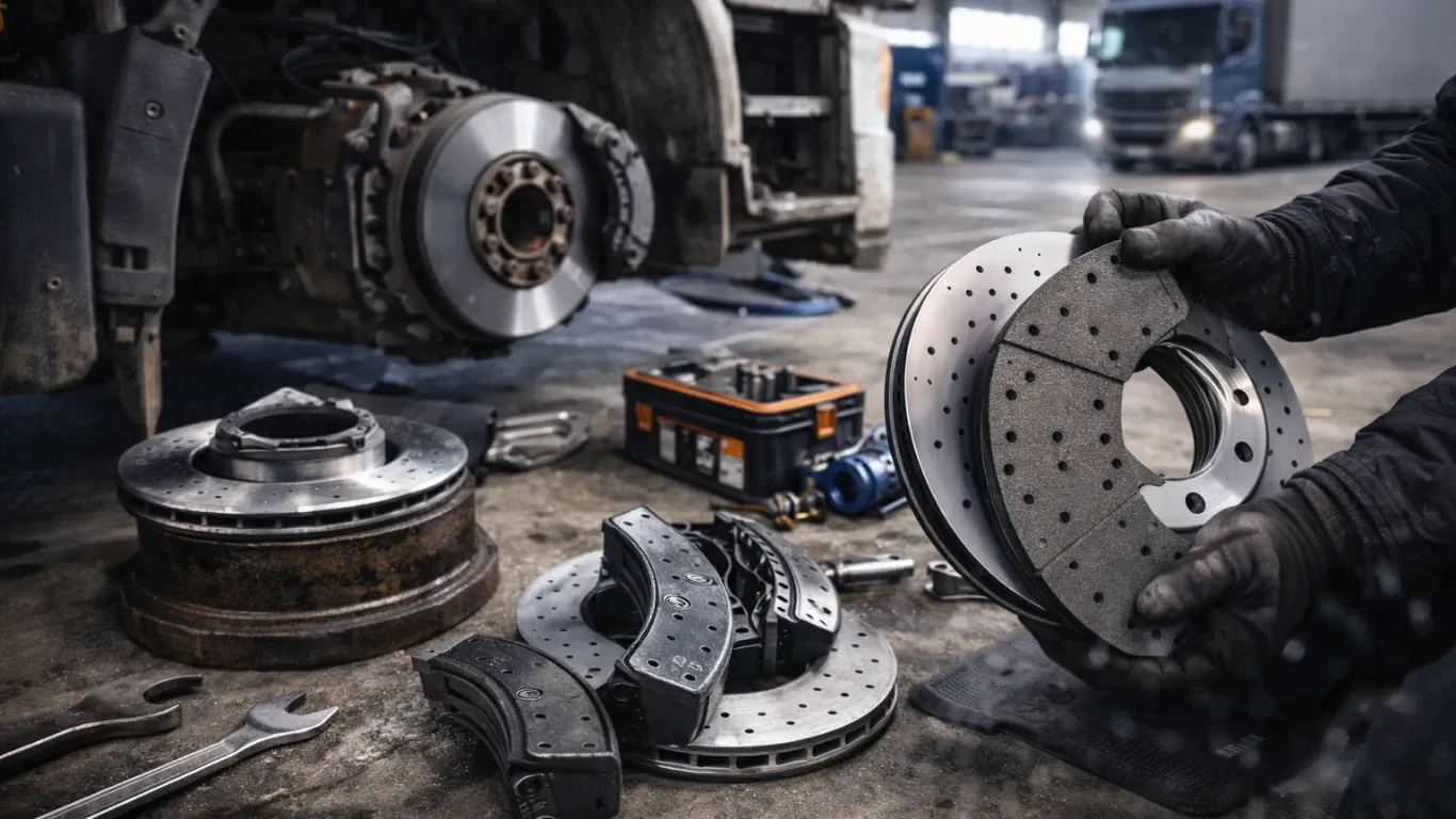 Тормозная система грузового автомобиля: выбор и замена деталей