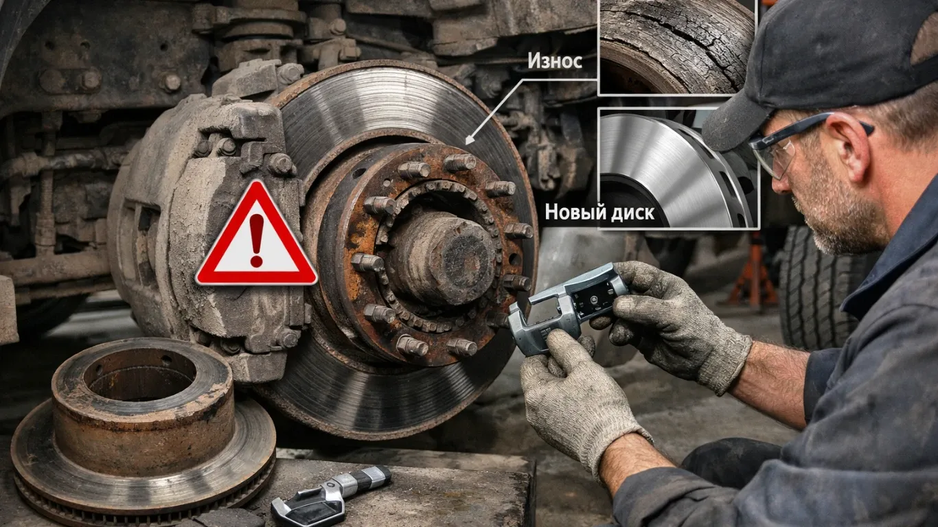Тормозная система грузового автомобиля: выбор и замена деталей