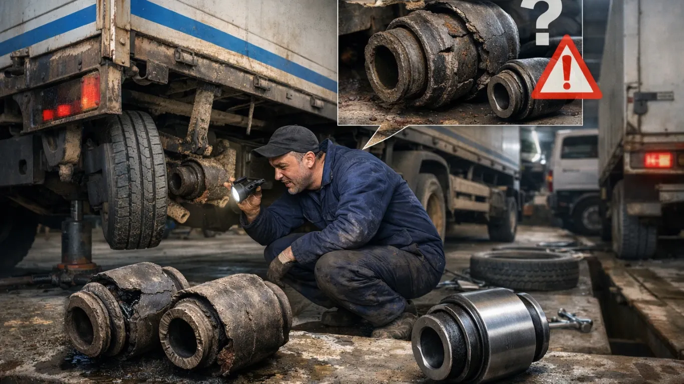 Подвеска и рулевое управление в грузовом авто: комплектующие и замена