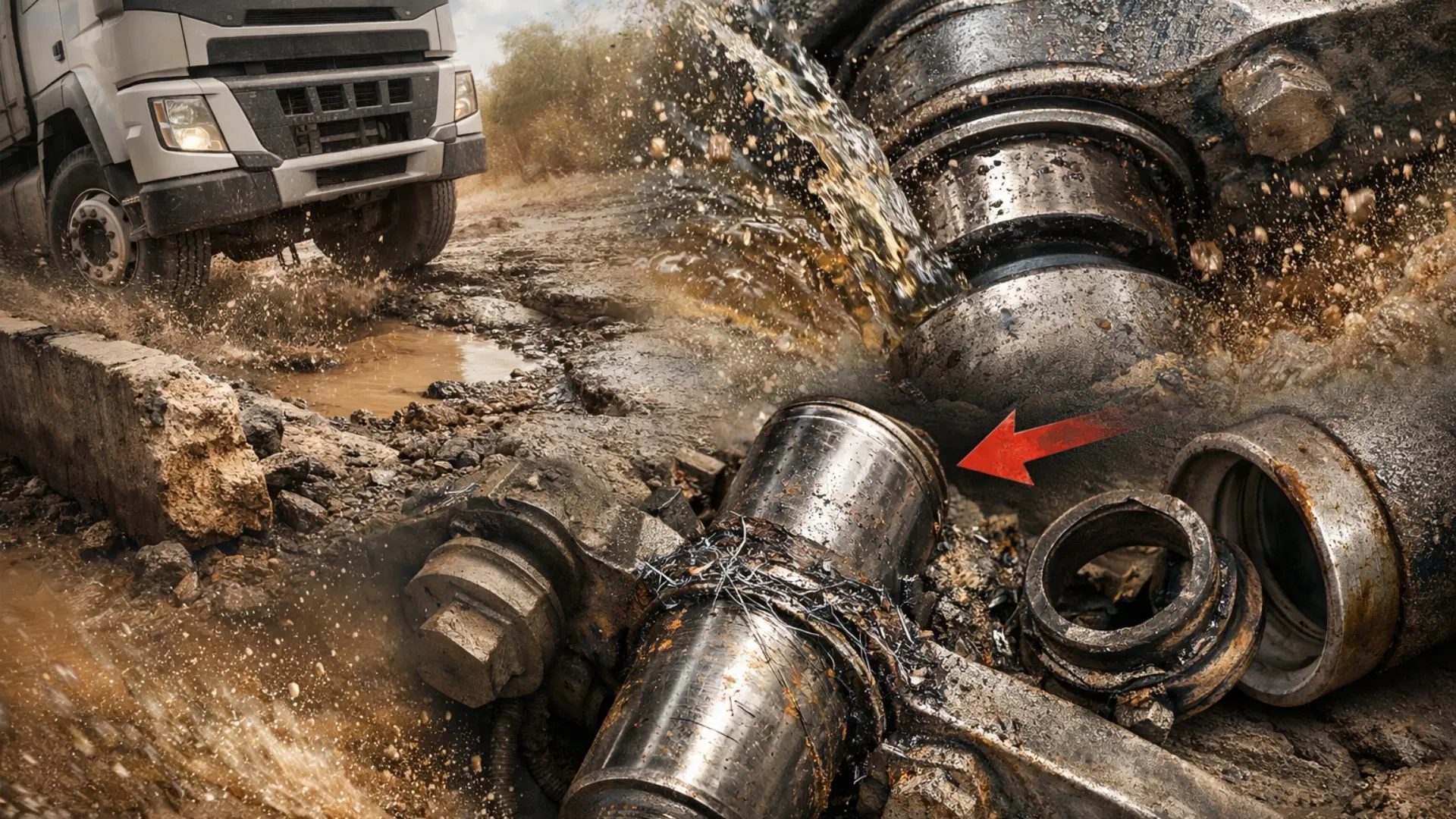 Шкворни переднего моста грузовика: роль, признаки неисправности