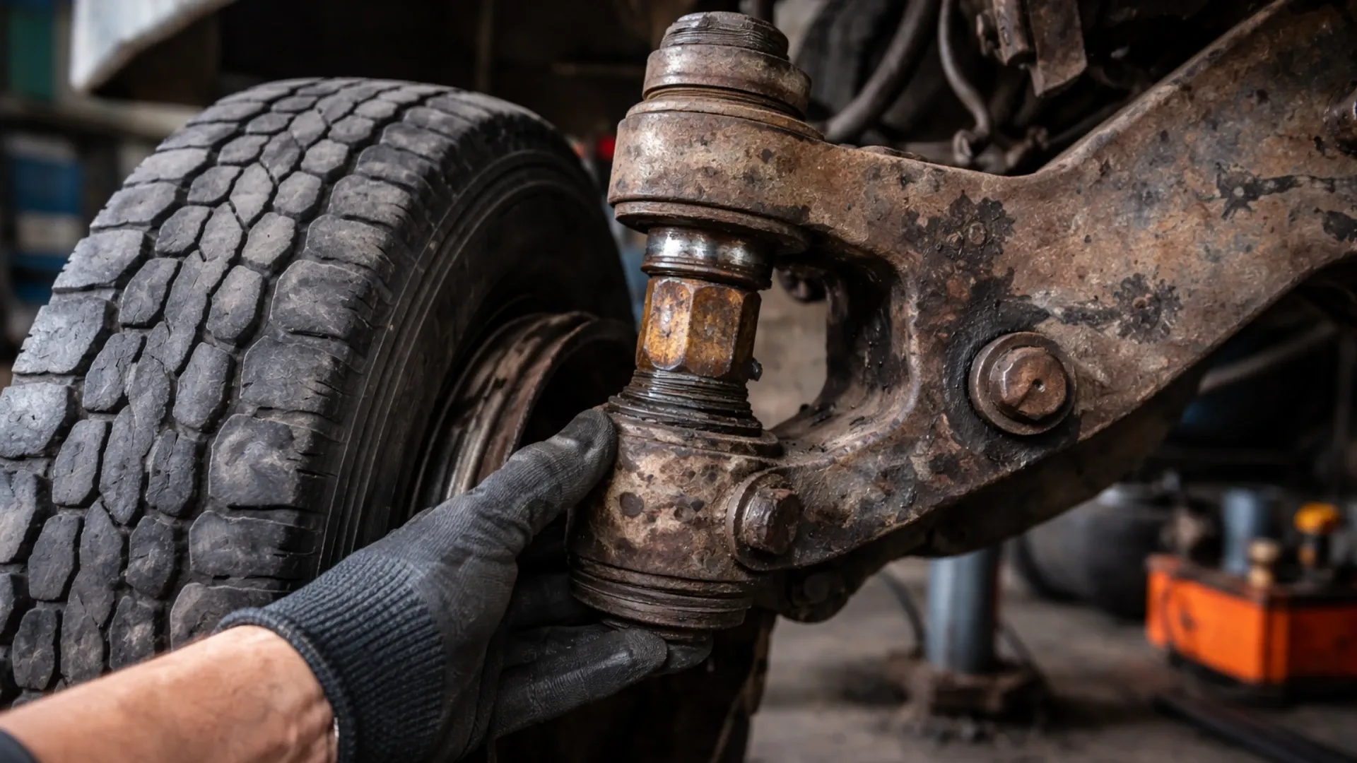 Шкворни переднего моста грузовика: роль, признаки неисправности