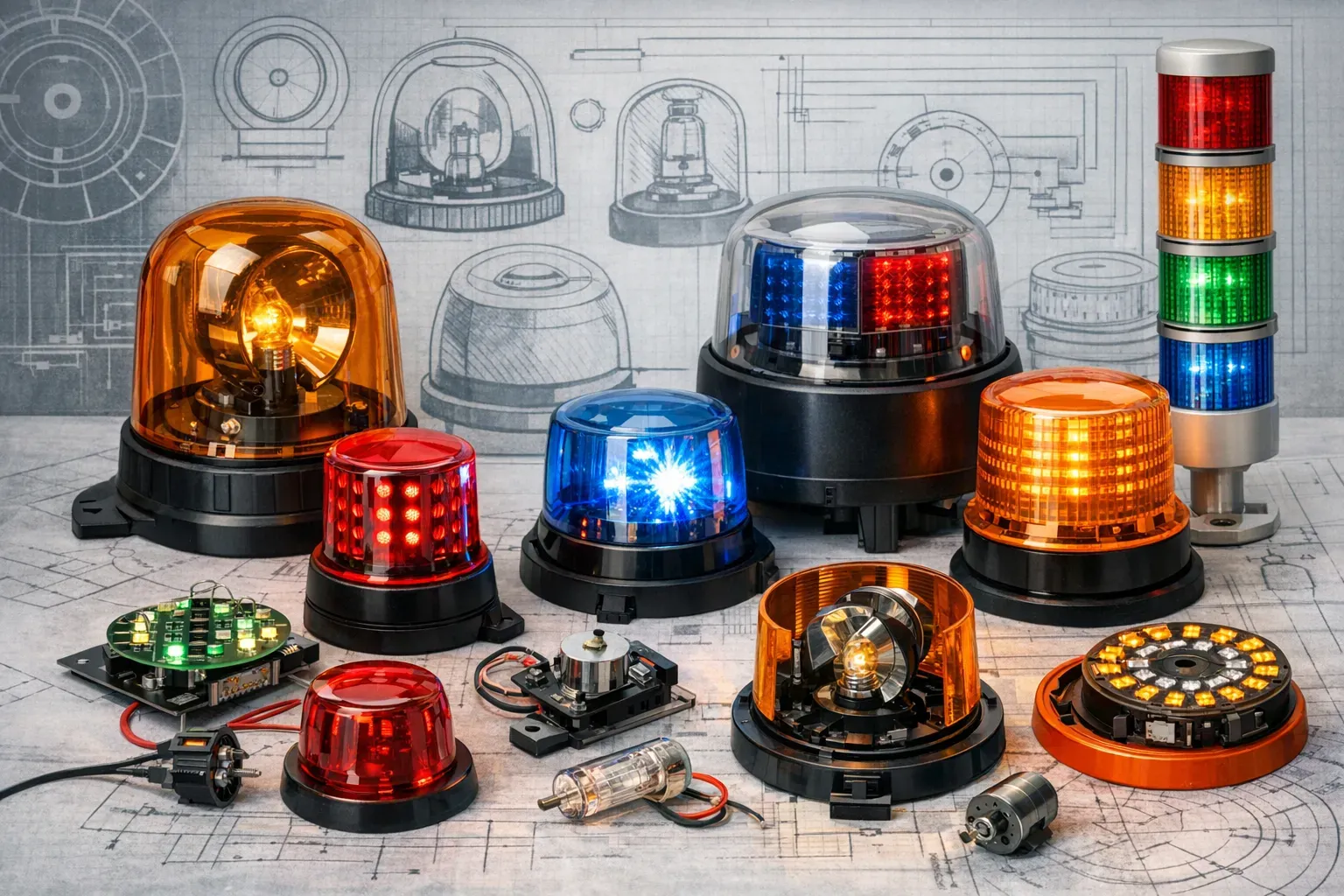 Проблесковые маячки для спецтехники: как правильно выбрать
